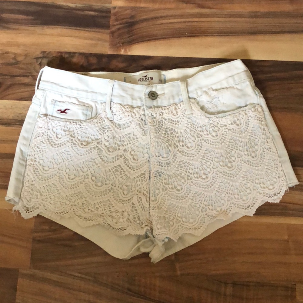 Hollister high waisted Jean Shorts